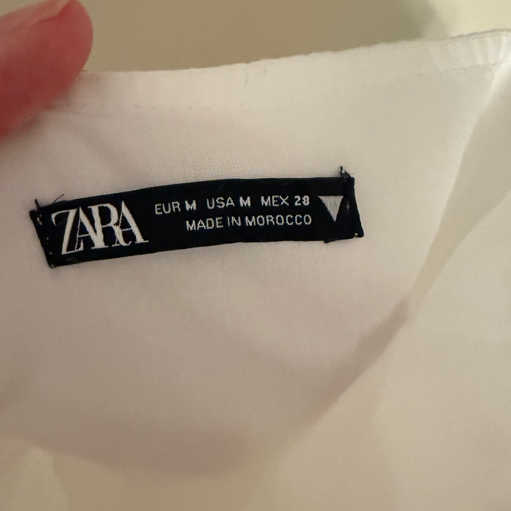 Zara White Chic Jumpsuit - Picture 4 of 5